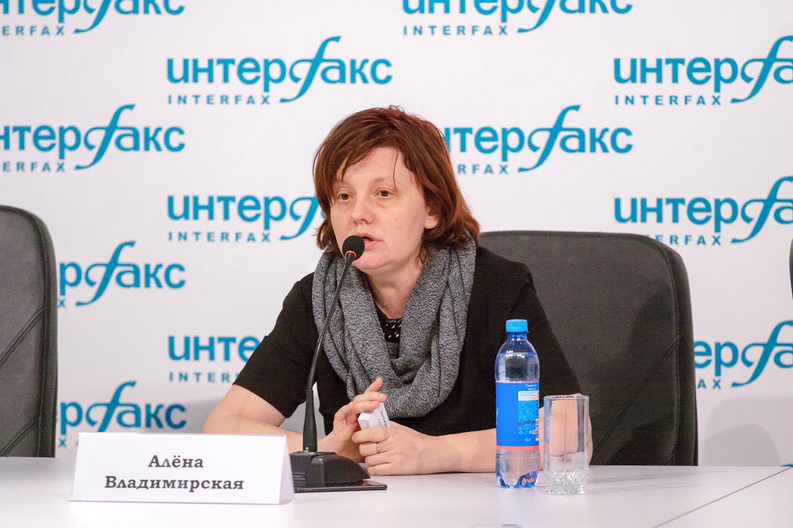 Алена Владимирская в Союзе журналистов